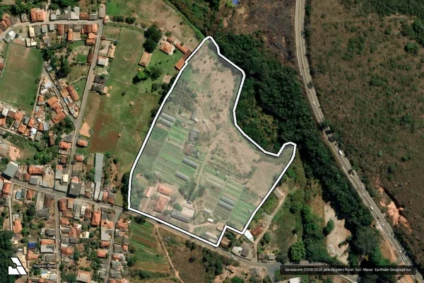 Imagem de satélite de Vargem - Sítio União - Parte 1 em Ouro Preto - MG