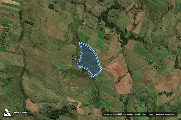 Imagem de satélite de Sítio Santana - Parte 1 em Presidente Prudente - SP