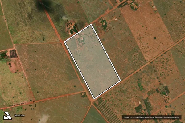 Imagem de satélite de Projeto de Assentamento Santa Luzia - Lote 48 em Nova Alvorada do Sul - MS