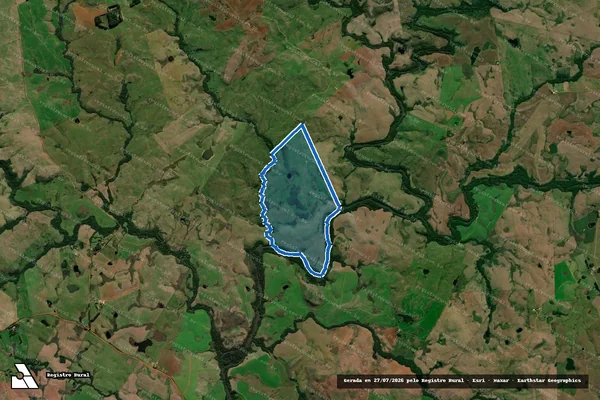 Imagem de satélite de Granja Coronel Aníbal em São Pedro do Sul - RS