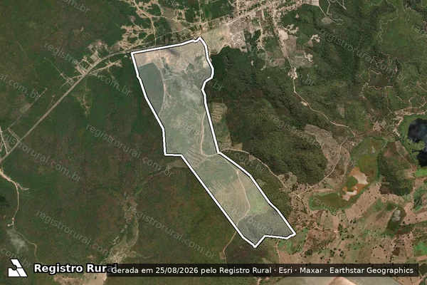Imagem de satélite de FAZENDA SANTA TERESA III ANEXO I - REMANESCENTE em São Bernardo - MA