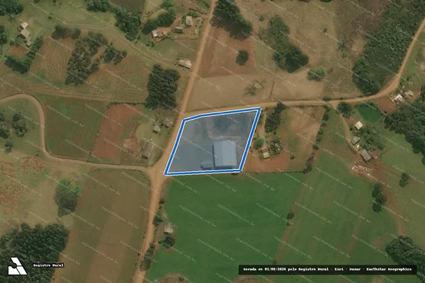 Imagem de satélite de PE Nova Esmeralda - LOTE 38 em Pinhal da Serra - RS