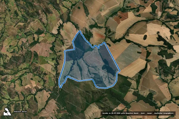 Imagem de satélite de FAZENDA PICO - Gleba 02 em Pires do Rio - GO