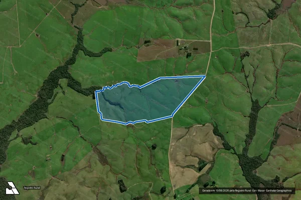 Imagem de satélite de FAZENDA SÃO FRANCISCO - GLEBA 2 em Santa Maria - RS