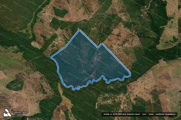 Imagem de satélite de Fazenda Boa Esperança ? Lote n. 162, do Lot° Boa Esperança 3ª Etapa, Fls. 2-A - Lote 162 em Dueré - TO