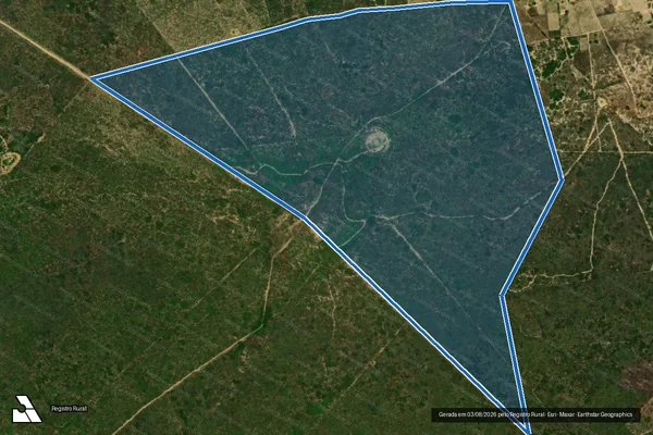 Imagem de satélite de SERRA TAMANDUA - GLEBA 01 - SERRA TAMANDUA - GLEBA 01 em Crato - CE