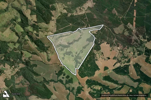 Imagem de satélite de Fazenda Colonia Dantas do Majuara - Parcela 1 em Ventania - PR