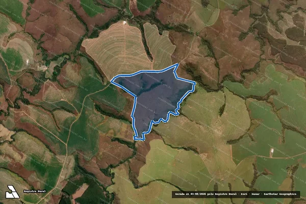 Imagem de satélite de Fazenda Cervo - Parte 2 em Medeiros - MG