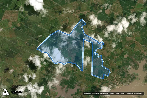 Imagem de satélite de Fazenda Marques - 01 em Monção - MA