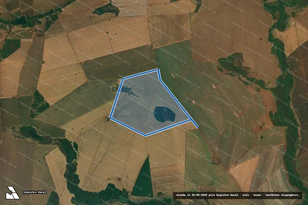 Imagem de satélite de Fazenda Campanha - Parte 1 em Inaciolândia - GO