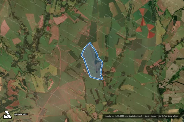Imagem de satélite de FAZENDA SÃO JOSÉ - Única em Conquista - MG