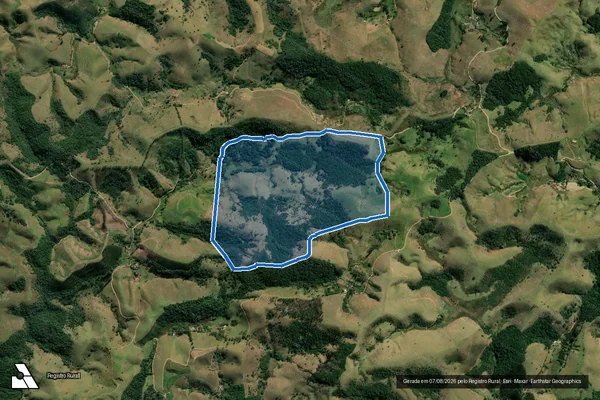 Imagem de satélite de FAZENDA SANTO AGOSTINHO - Parcela 1 em São José dos Campos - SP