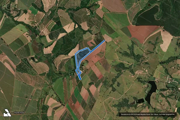 Imagem de satélite de SITIO DAS ROSAS - GLEBA B em Mogi Mirim - SP