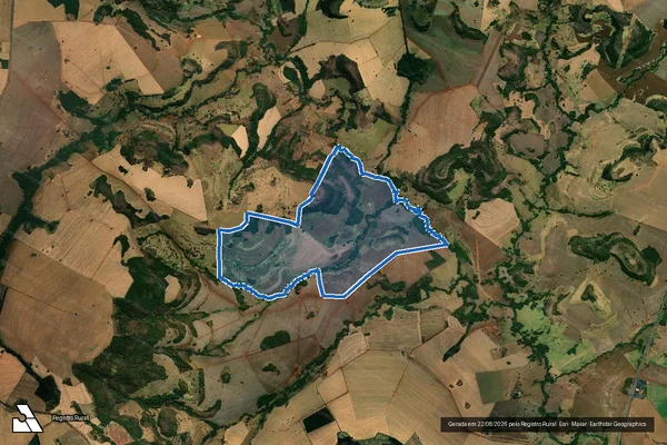 Imagem de satélite de FAZENDA ESCALADA - 001 em Goiatuba - GO