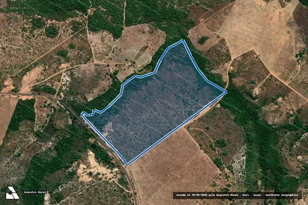 Imagem de satélite de FAZENDA SÃO JOSÉ II - 001 em Barra do Ouro - TO