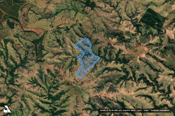 Imagem de satélite de FAZENDA SERRA DO BARREIRO - Parte 1 em Carmo do Paranaíba - MG