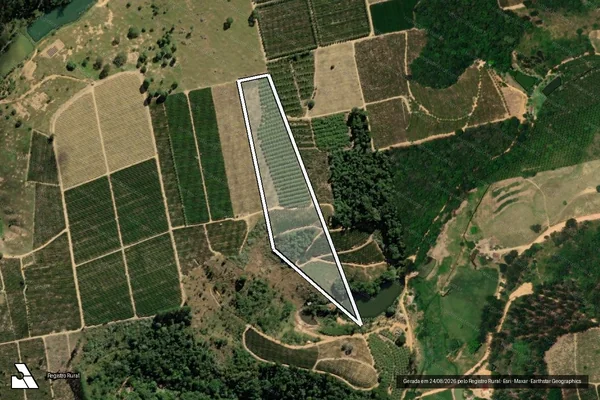 Imagem de satélite de SITIO RECANTO - PARCELA 01 em São Gabriel da Palha - ES