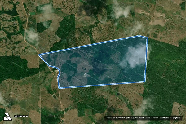 Imagem de satélite de SITIO SÃO JOÃO - Parte 1 em Pedro do Rosário - MA