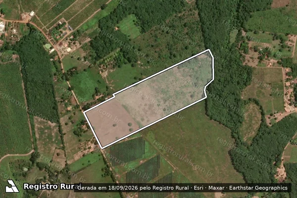 Imagem de satélite de FAZENDA SÃO MANOEL - Gleba 02 em Barreiras - BA