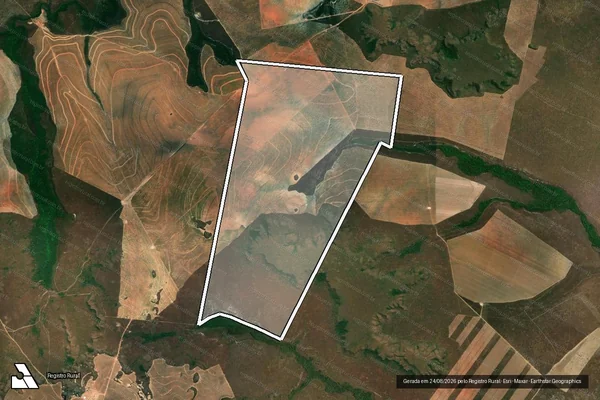 Imagem de satélite de FAZENDA BAIXAO DO GAUCHO em Balsas - MA