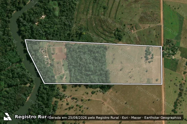 Imagem de satélite de P.A.ANTÔNIO CONSELHEIRO/Lote 97 - Parte 1 em Tangará da Serra - MT