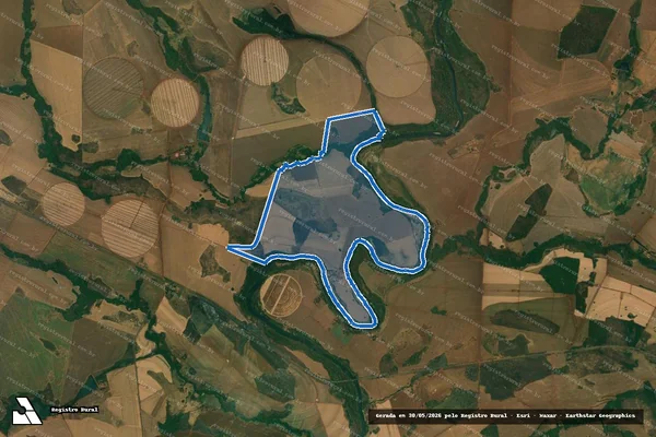 Imagem de satélite de Fazenda Pedra Azul / Parte 1 em Bom Jesus de Goiás - GO