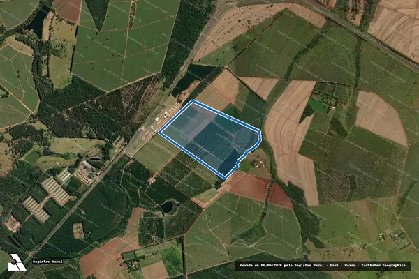 Imagem de satélite de Fazenda Santo Antonio de Padua - Fazenda Santo Antonio de Padua ? Área 02 em Avaré - SP