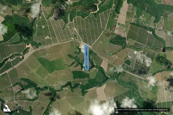 Imagem de satélite de FAZENDA GRANJA UNIÃO - 001 em Porto Seguro - BA