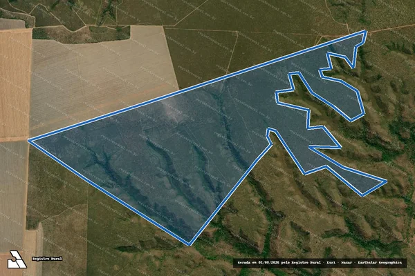 Imagem de satélite de FAZENDA TAQUARI - III - DATA LORENA - Matrícula 1379 em Tasso Fragoso - MA