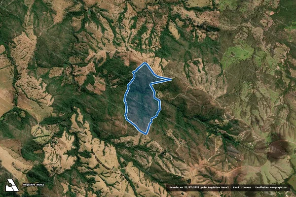 Imagem de satélite de FAZENDA PIRAPITINGAS - Parte 4 em Cocalzinho de Goiás - GO