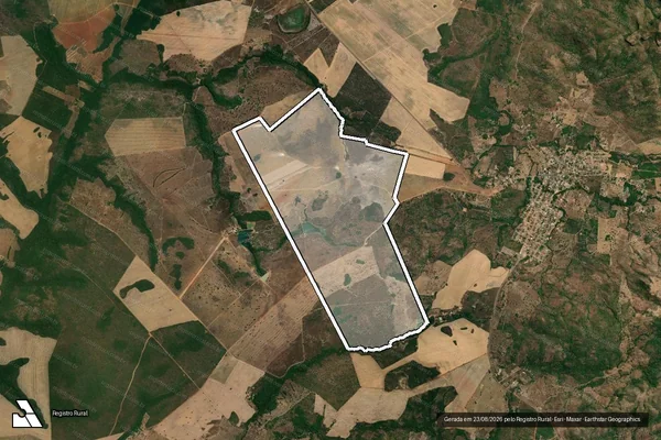 Imagem de satélite de FAZENDA CASCO D' ANTA em Monte do Carmo - TO