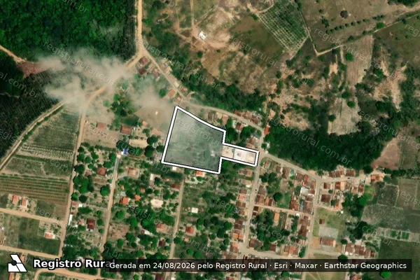Imagem de satélite de SITIO JIMANASAIS - Parte 1 em Itaporanga d'Ajuda - SE