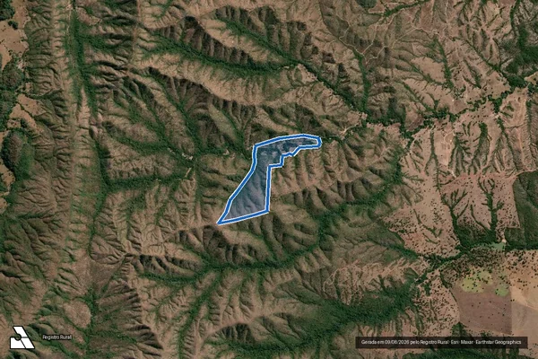 Imagem de satélite de FAZENDA PIAU - Parte 1 em Unaí - MG