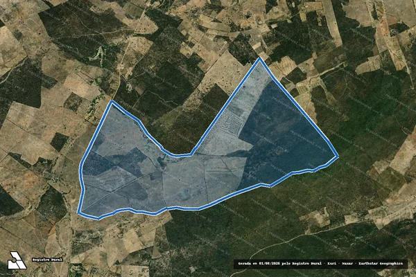 Imagem de satélite de Fazenda Oriente ? Gleba A - Parte 1 em Pesqueira - PE