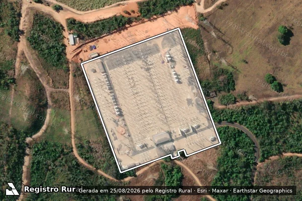 Imagem de satélite de Área 01 ? SUBESTAÇÃO 345kV - Parte 1 em Rifaina - SP