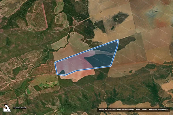Imagem de satélite de FAZENDA ESTRELA DO SUL - PARCELA ? B em Nova Xavantina - MT