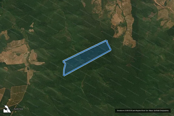 Imagem de satélite de Fazenda Duas Barras - Parcela - 1 em Itamarandiba - MG