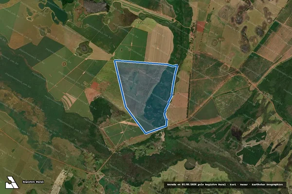Imagem de satélite de Fazenda Primavera [Gleba Taquarussu] em Batayporã - MS