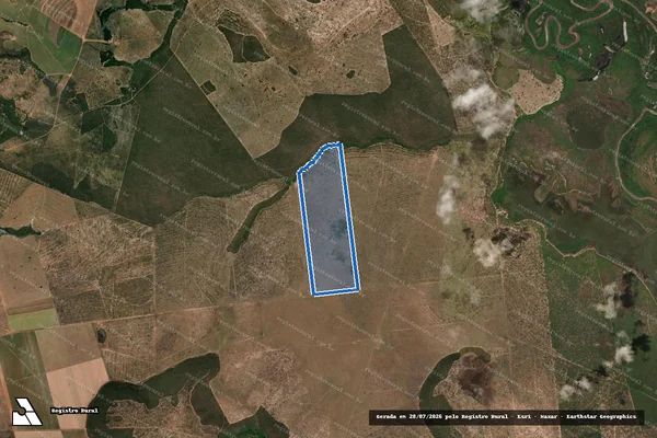Imagem de satélite de FAZENDA QUIM CEMA - Parte 1 em Serranópolis - GO