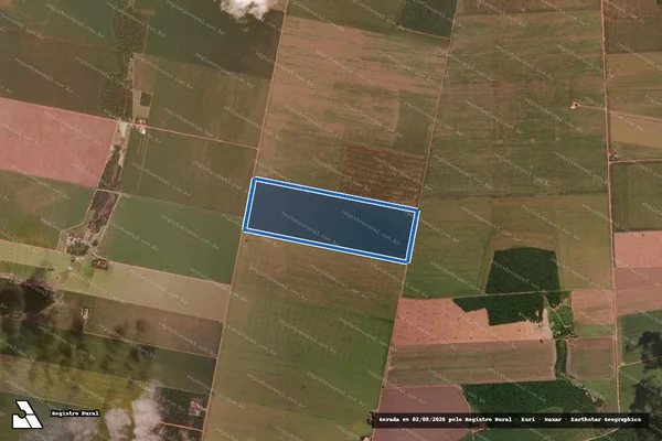 Imagem de satélite de LOTE 510 ? P.A PINGOS D AGUA - Parte 1 em Querência - MT