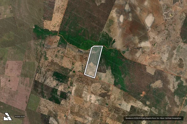 Imagem de satélite de PA LIBERDADE FLORES II ? LOTE 43 - PARTE I em Flores de Goiás - GO