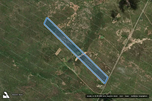 Imagem de satélite de Projeto de Assentamento Mulunguzinho  - Lote 74 - Parte 1 em Mossoró - RN