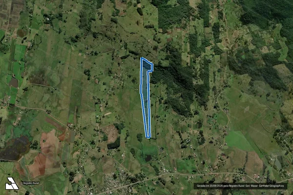 Imagem de satélite de Sede - Localização de Parcela em Santo Antônio da Patrulha - RS