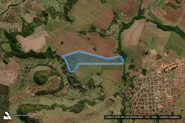 Imagem de satélite de Fazenda Morangas - Parte 1 em Serranópolis - GO