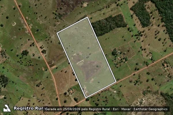 Imagem de satélite de FAZENDA CARRIJO VII ? DESMEMBRAMENTO - LOTE-16 em Poconé - MT