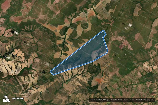 Imagem de satélite de Fazenda Três Irmãos / PARCELA 1 em Água Boa - MT