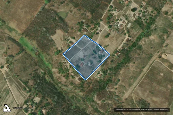 Imagem de satélite de SITIO RIACHO FUNDO - Parte 1 em São Sebastião de Lagoa de Roça - PB
