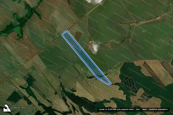 Imagem de satélite de LOTE RURAL N° 05-A - Parte 1 em Iracema do Oeste - PR