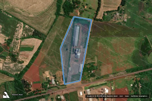 Imagem de satélite de C.Vale - Cvale em São Borja - RS