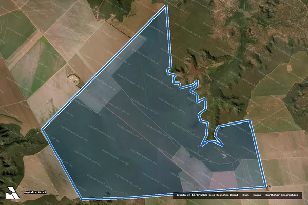 Imagem de satélite de FAZENDA JANAÍNA II - Parte 1 em Santa Filomena - PI